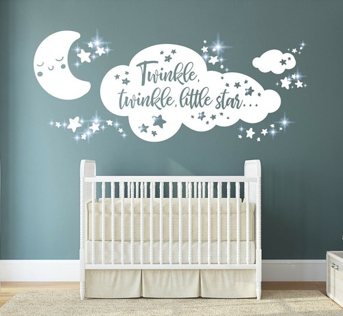 Wandtattoo kinderzimmer mond - wandtattoo,