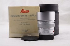 Leica Summicron-M 1:2/90 E55 11137 Silbern verchromt, 90mm f2 silver chromed