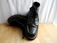 Top & Rare Red Wing Moc Toe  8136 Schwarz Black Gr. US 6 D / EU 36 Vibram