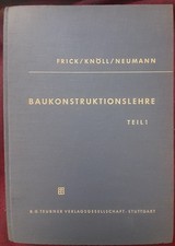 Baukonstruktionslehre Teil 1 Frick Knöll Neumann Rohbau Abdichtungsarbeiten Dach