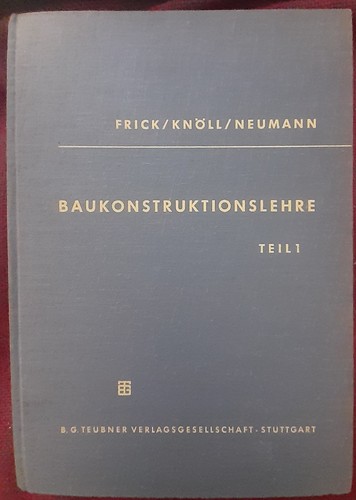 Baukonstruktionslehre teil - teil, 1