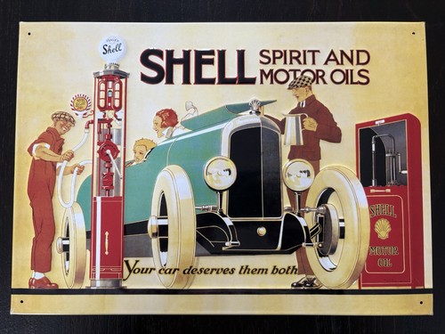 Shell blechschild 20x30cm - shell,