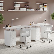 Rollende Maniküre Station Nageltisch mit Staubfänger