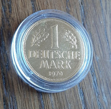 1 DM vergoldet - mit Willy Brandt Farbtableau