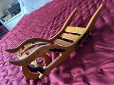 Deko Holz Schubkarre 