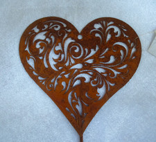 Rostiges "HERZ" 38 cm großer