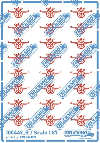 Truckmo decals daf logo 100449 - decals,