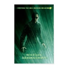 The Matrix Neo Filmplakat Poster 40x60 cm, One size, Weiß