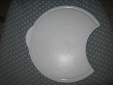 Tupperware Schneidbrett rund 29 cm Aussparung Saftrille Junge Welle Tafelperlen