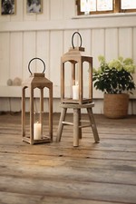 2er Set Holzlaterne * Laterne