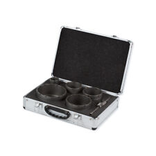 Ø 40/68/80/100/120mm HM Bohrkronen Set 6 tlg. SDS-Plus Adapter Bohrkrone Stein