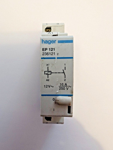 Hager ep121 236121 16a 250v - ep121,