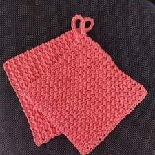 Topflappen stk gehäkelt - topflappen, 2