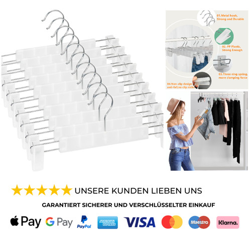 Kleiderbügel mit antirutsch - mit,