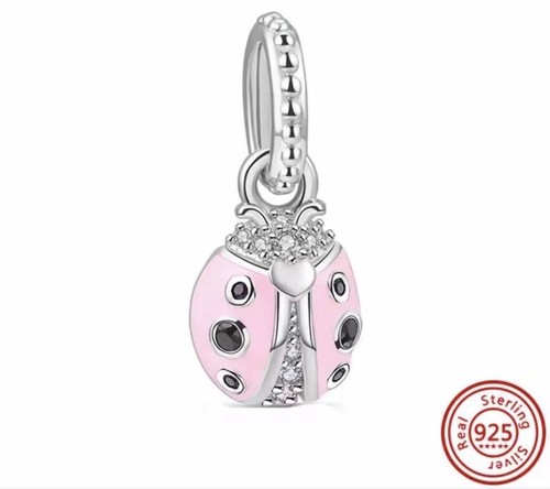 925 silber charm - 💖,