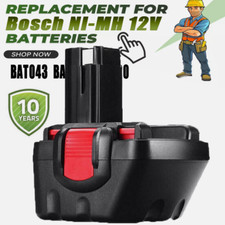 12V Akku Für Bosch BAT043,BAT045,PSR 1200,PSR 12-2,PSR 12,PAG 12V VE-2 Ni-MH Neu