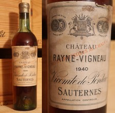 1940er Chateau Rayne Vigneau - Sauternes - RARITÄT *****