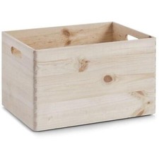 Zeller Allzweckkiste Holzbox Aufbewahrungsbox Holzkiste ohne Deckel 40x30x24cm