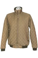 Equipage Herren Blouson Steppjacke L braun oliv uni kurz leicht gefüttert