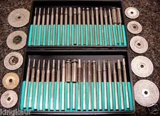 Diamanten Fräser Trennscheiben Dremel Set Schleifset Schleifstift 50 Teile