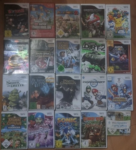 Nintendo wii games - wii, ×20