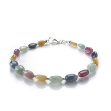 Saphir Armband bunt -