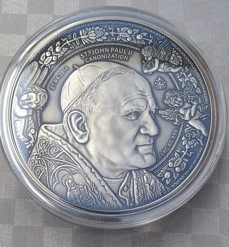 1kg silber papst johannes - silber,