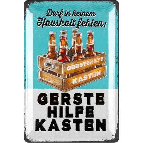 Retro blechschild bier lustige - retro,