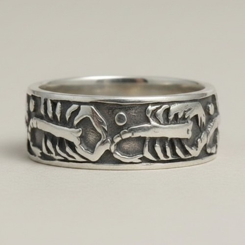 Sterling silber ring - sterling, band