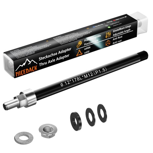 Steckachse adapter m12 - adapter,