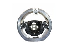 Lenkrad Leder rote Nähte