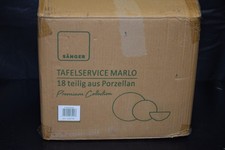 SÄNGER Tafelservice Marlo Weiß 18-teiliges Geschirrset Neu Inkl. Rechnung