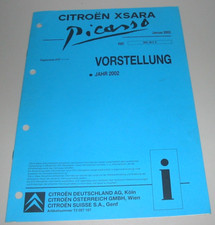 Werkstatthandbuch Citroen Xsara Picasso Vorstellung Jahr Buch Stand Juni 2002!