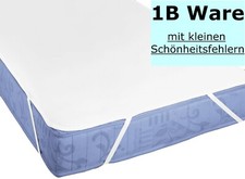 Molton Matratzenauflage Matratzenschutz wasserdicht 180x200 cm weiß Biberna 1b