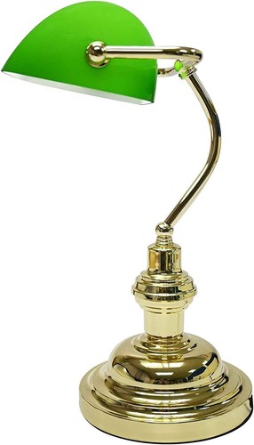 Bankers lampe retro - lampe,