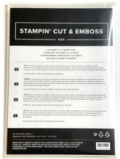 Stampin' Up! Cut & Emboss Dies Stanzschablone Prägen "angesagtes Alphabet" ABC