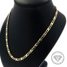 SONDERAKTION WERT 2.980,- FBM S-Panzer Dollar Kette 585 Gold 14k 14 KT 53cm XXYY