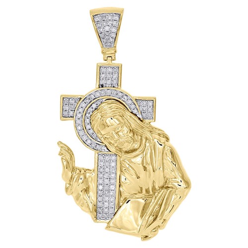 10k gelbgold diamant - diamant, jesus