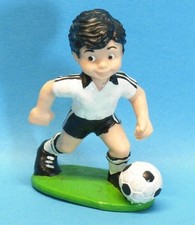 Sport Billy FUSSBALL Trikot weiß + schwarze Streifen, Hose schwarz + weiße Strei