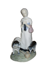 Schöne alte Porzellanfigur