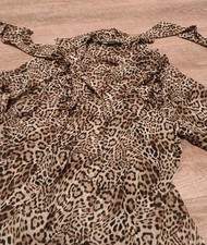 ZARA Bluse Leo-Print Gr. M -