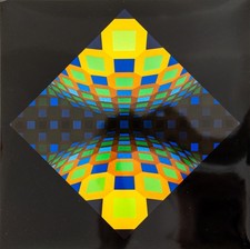 Vasarely Heliogravur aus