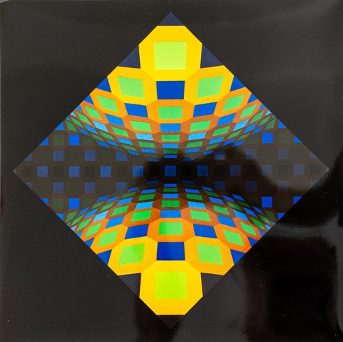 Vasarely heliogravur aus - vasarely,