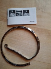 NIKKEN Armband mit Platin-Ton,  Magnettechnologie