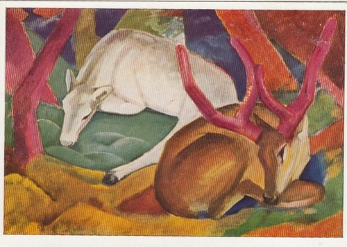 Franz marc hirsche walde - marc,