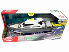 DICKIE Polizei Boot mit Licht & Sound - Special Forces Patrol FUN! IG TOYS A452