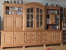 Schrankwand Fichte Massiv Holz