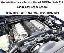 Reparaturanleitung BMW 8er Reihe E31 Werkstatthandbuch Service Manual