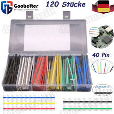 120tlg Stiftleiste 40 Pin Einreihiger 2,54mm PCB Board Pin Header Steckerleiste