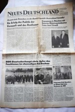 DDR Zeitung Neues Deutschland 12./ 13. September 1987 A -Ausgabe